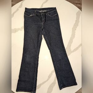 Patagonia women's size 28 dark wash straight leg jeans